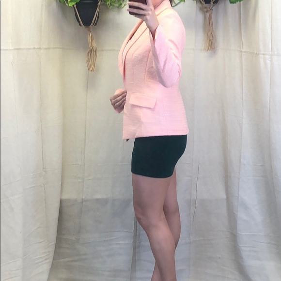 Calvin Klien orange tweed jacket, no closure - Picture 2 of 8